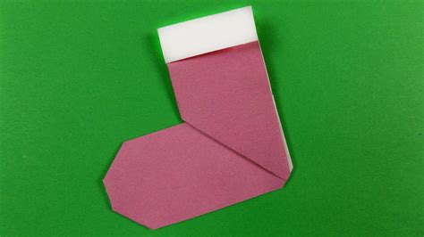 origami stocking